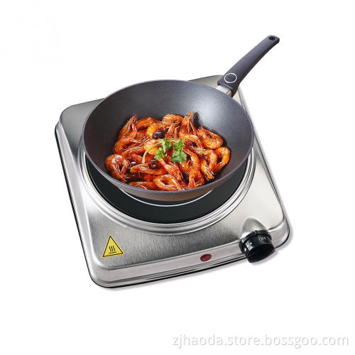 Cuisinière électrique en acier inoxydable